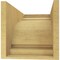 Ekena Millwork 11"W x 22"D x 11"H Wide Hughes Rough Cedar Woodgrain TimberThane Corbel, Primed Tan CORUR11X22X11HUGRCPR - alternate 3